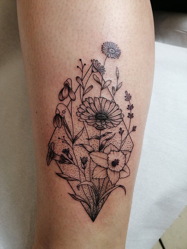 Fineline Tattoo, Motiv #10123