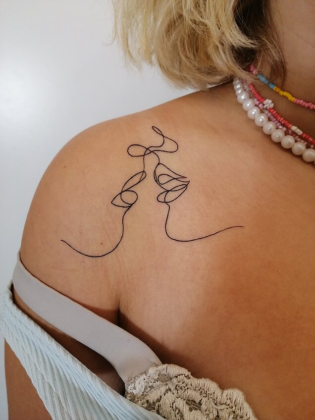 Fineline Tattoo, Motiv #10127